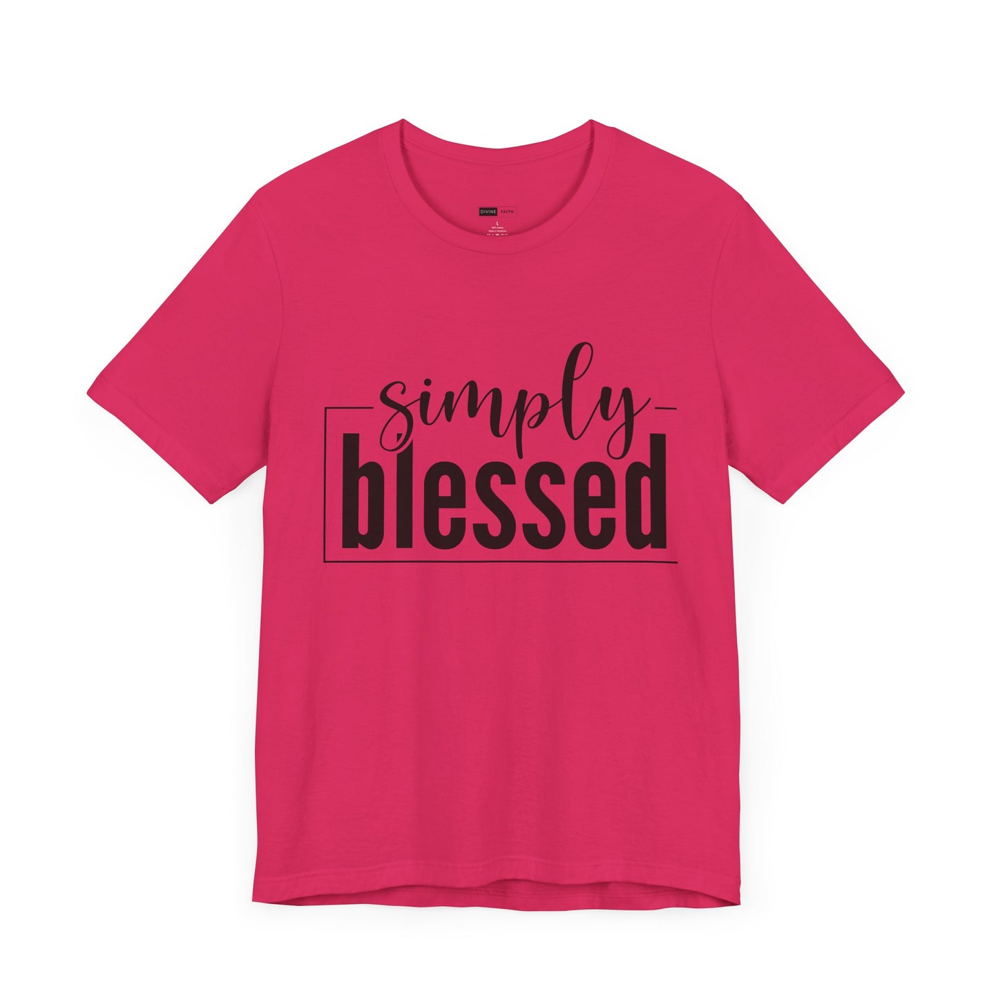 Simply Blessed Unisex Jersey Tee
