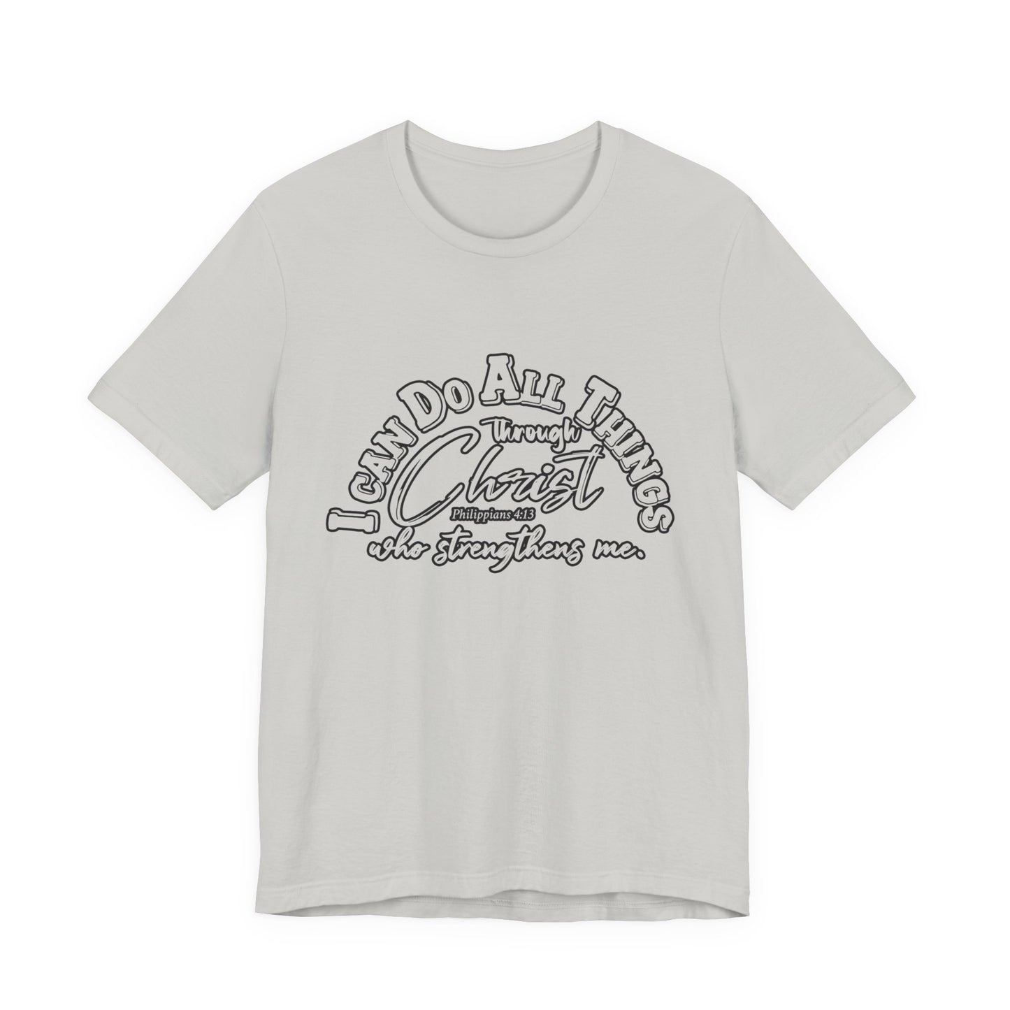 Inspirational Christian Tee, Motivational Quote Shirt, Unisex Casual Wear, Faith-Based Gift, Comfort for Daily Life
