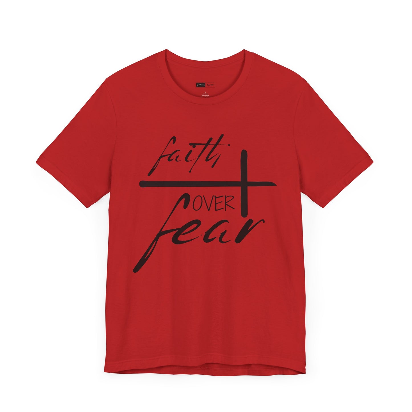 Faith Over Fear Unisex Jersey Tee