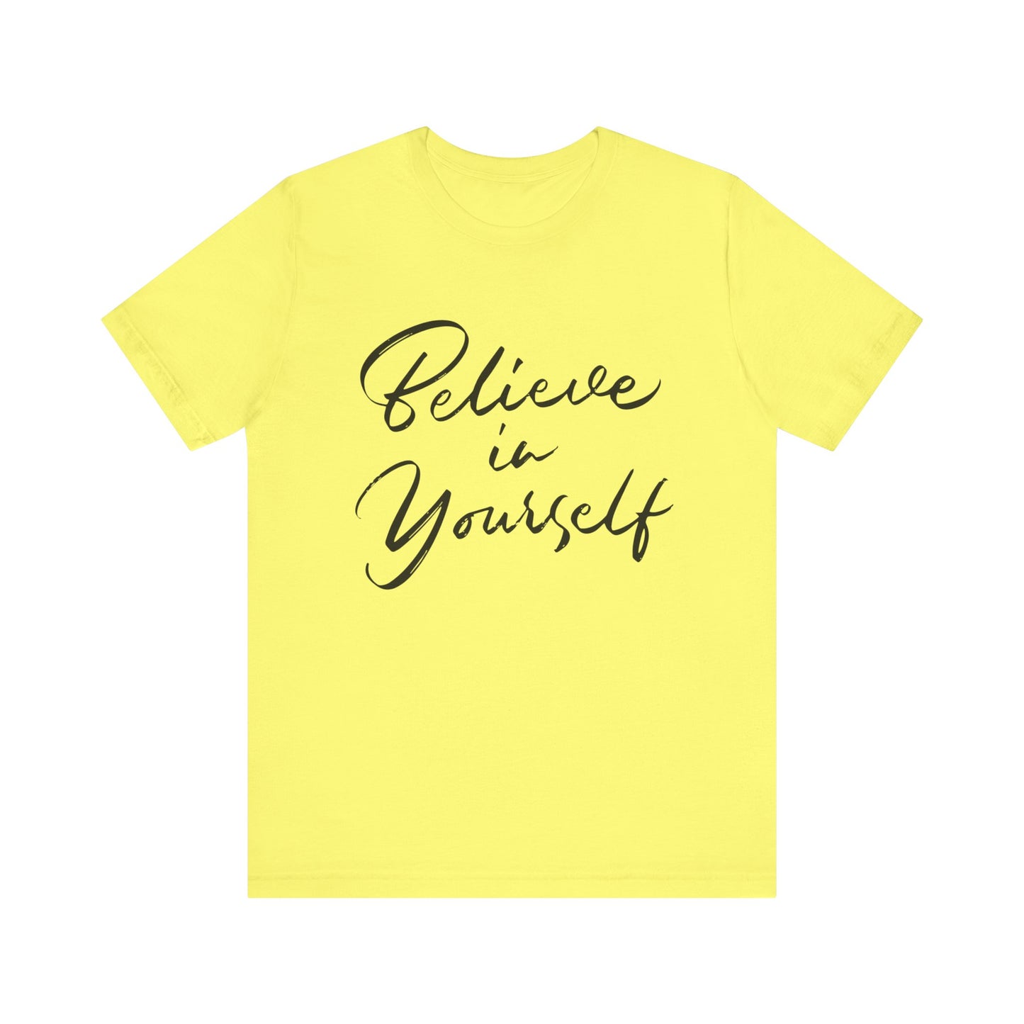 Belief-Inspired Unisex Tee - Uplifting Short Sleeve Shirt for Everyday Wear, Inspirational Gift, Self-Love Reminder, Casual Fashion, [...]