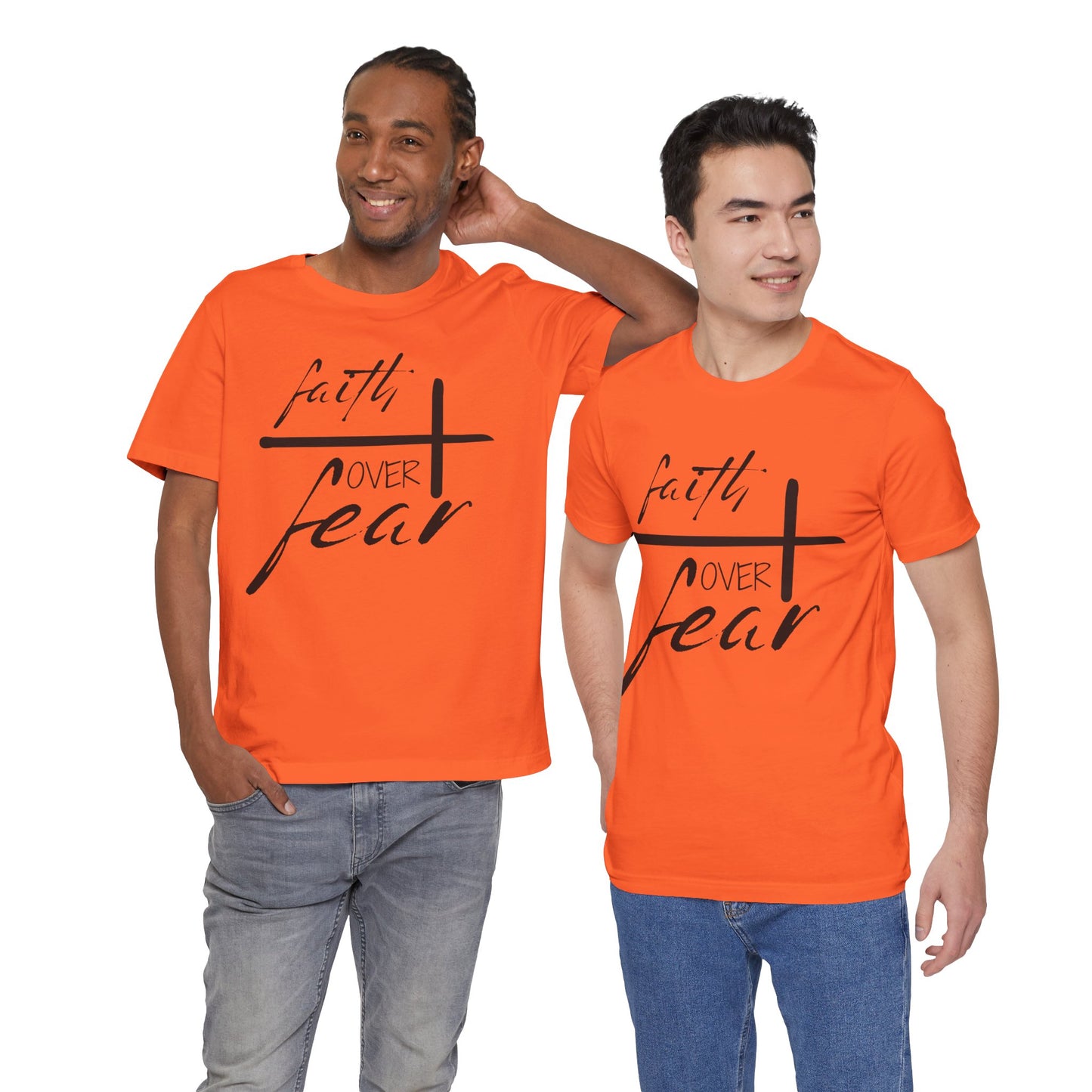 Faith Over Fear Unisex Jersey Tee