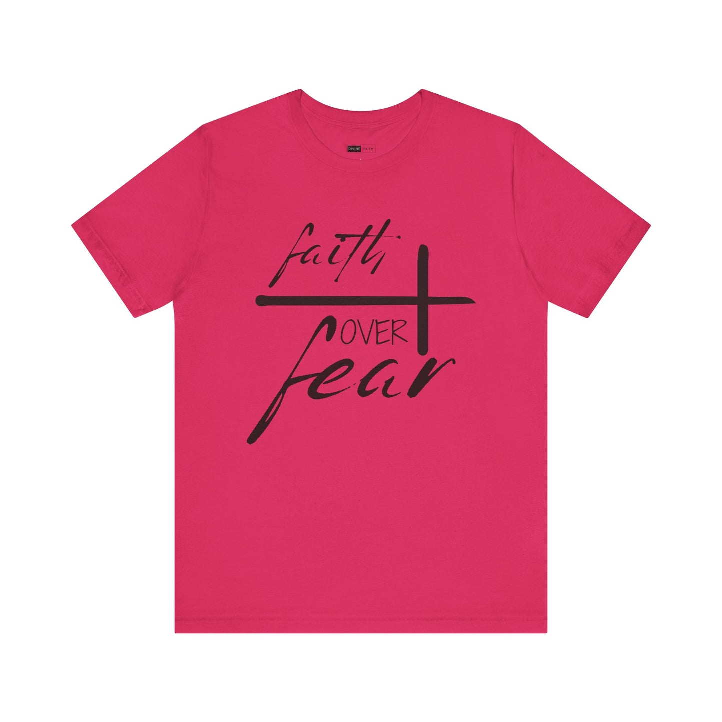 Faith Over Fear Unisex Jersey Tee
