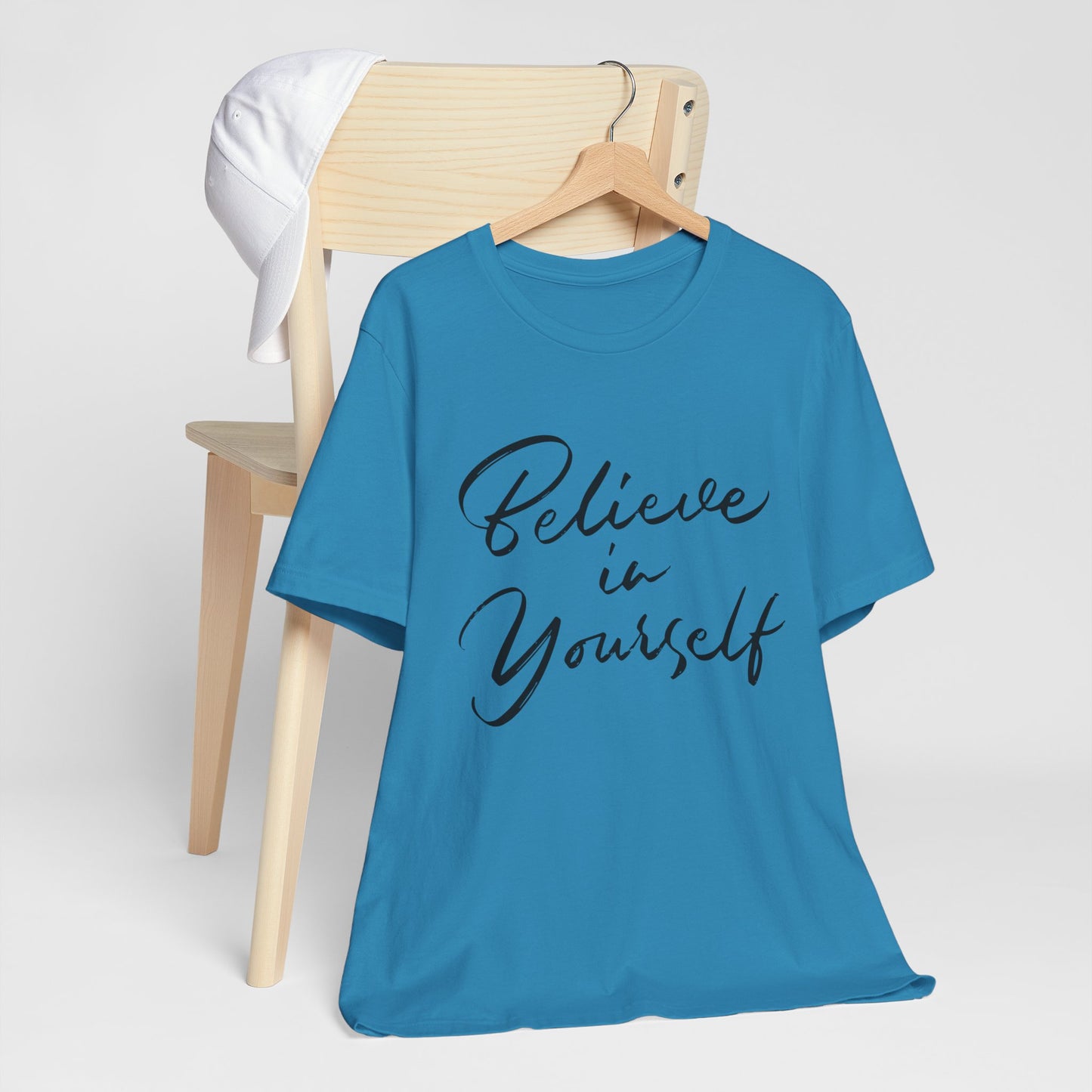 Belief-Inspired Unisex Tee - Uplifting Short Sleeve Shirt for Everyday Wear, Inspirational Gift, Self-Love Reminder, Casual Fashion, [...]