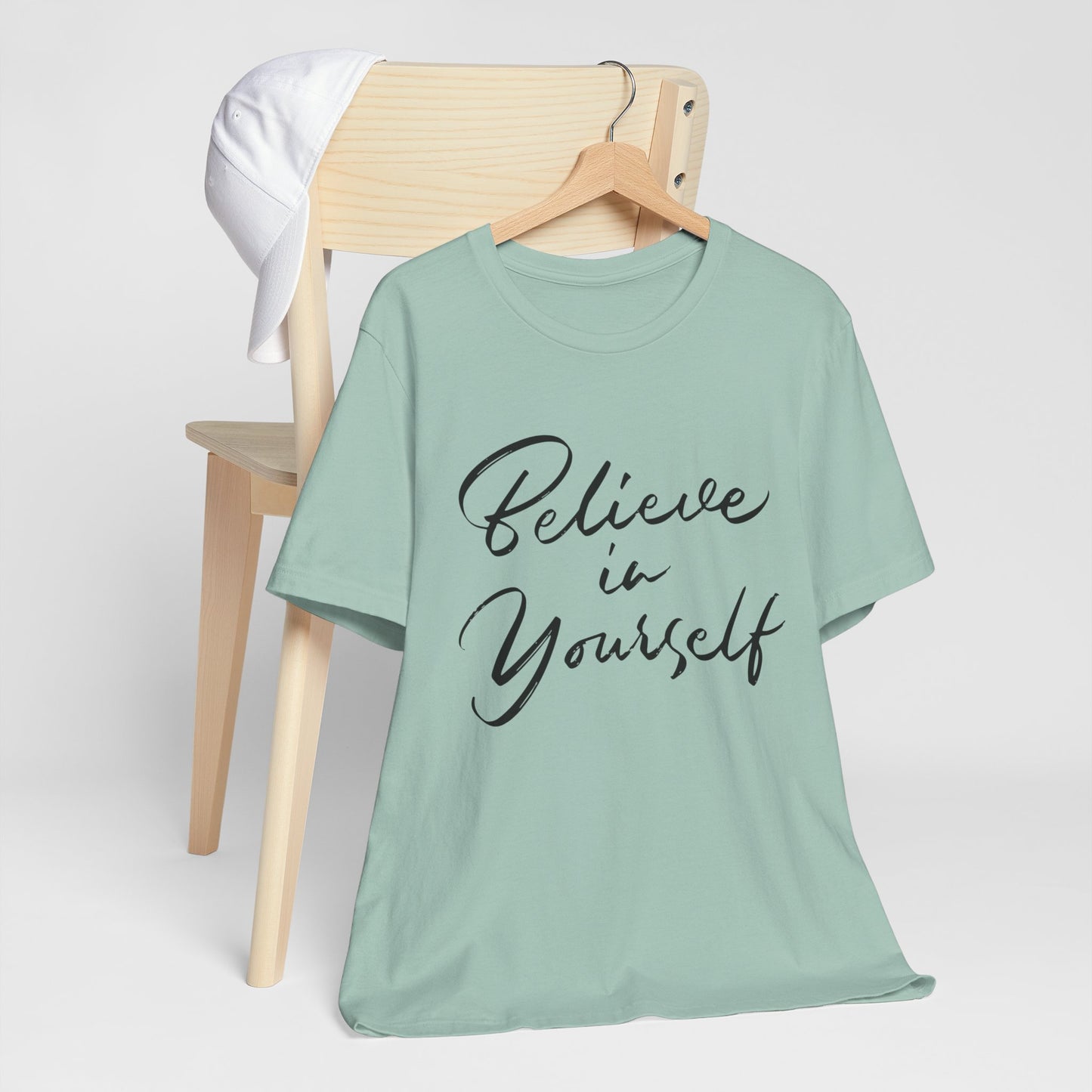 Belief-Inspired Unisex Tee - Uplifting Short Sleeve Shirt for Everyday Wear, Inspirational Gift, Self-Love Reminder, Casual Fashion, [...]