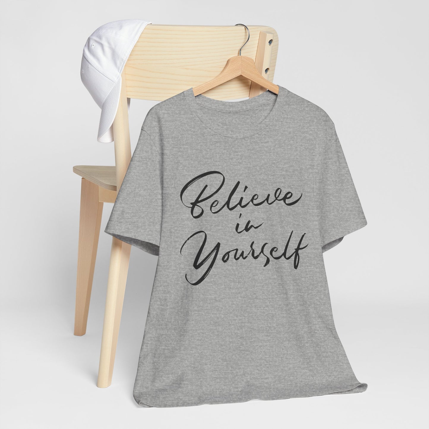 Belief-Inspired Unisex Tee - Uplifting Short Sleeve Shirt for Everyday Wear, Inspirational Gift, Self-Love Reminder, Casual Fashion, [...]
