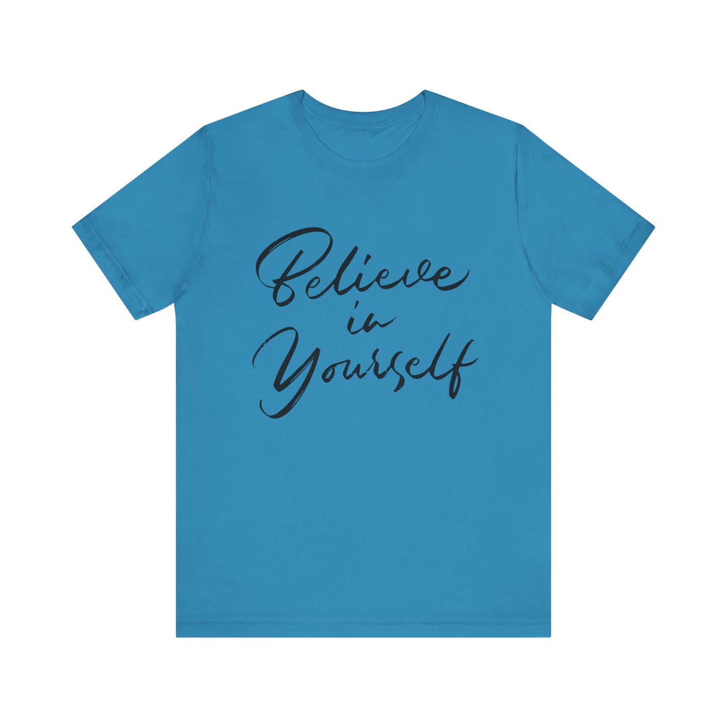 Belief-Inspired Unisex Tee - Uplifting Short Sleeve Shirt for Everyday Wear, Inspirational Gift, Self-Love Reminder, Casual Fashion, [...]