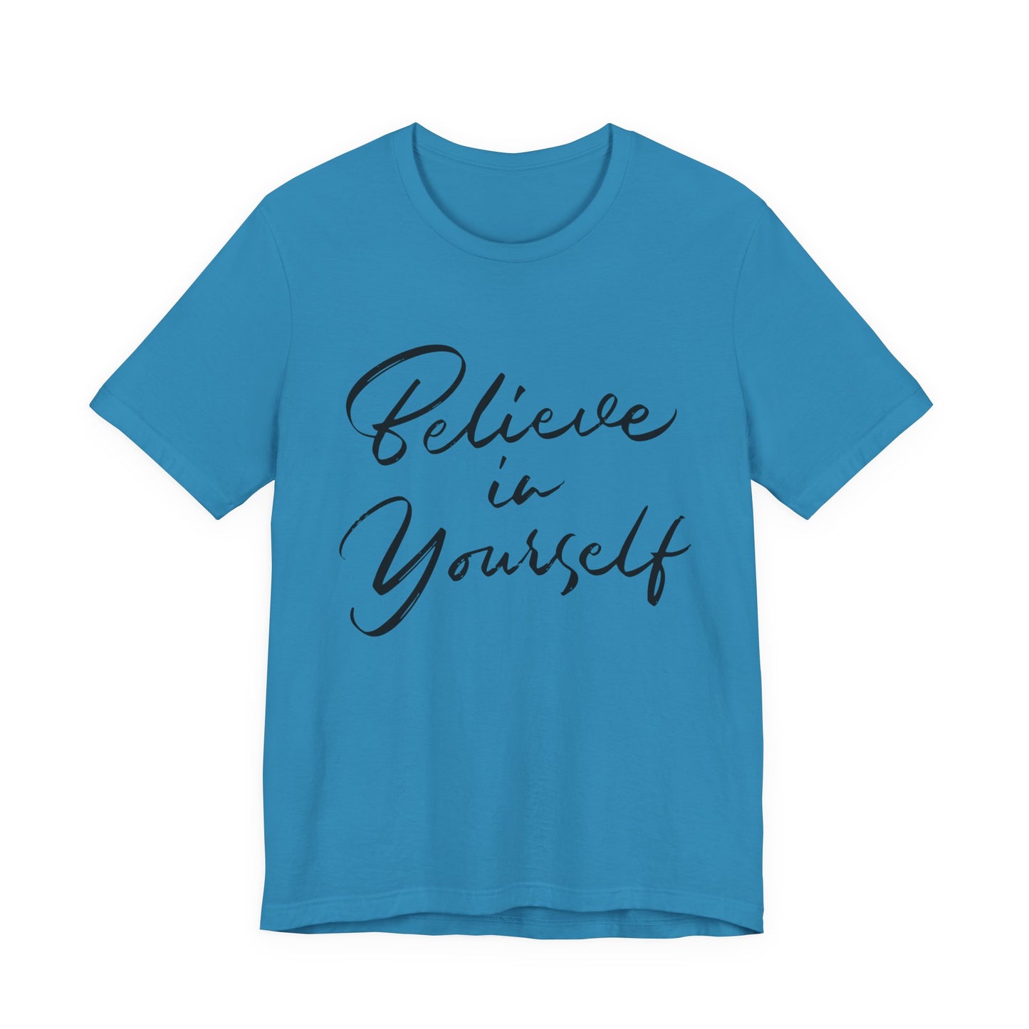 Belief-Inspired Unisex Tee - Uplifting Short Sleeve Shirt for Everyday Wear, Inspirational Gift, Self-Love Reminder, Casual Fashion, [...]