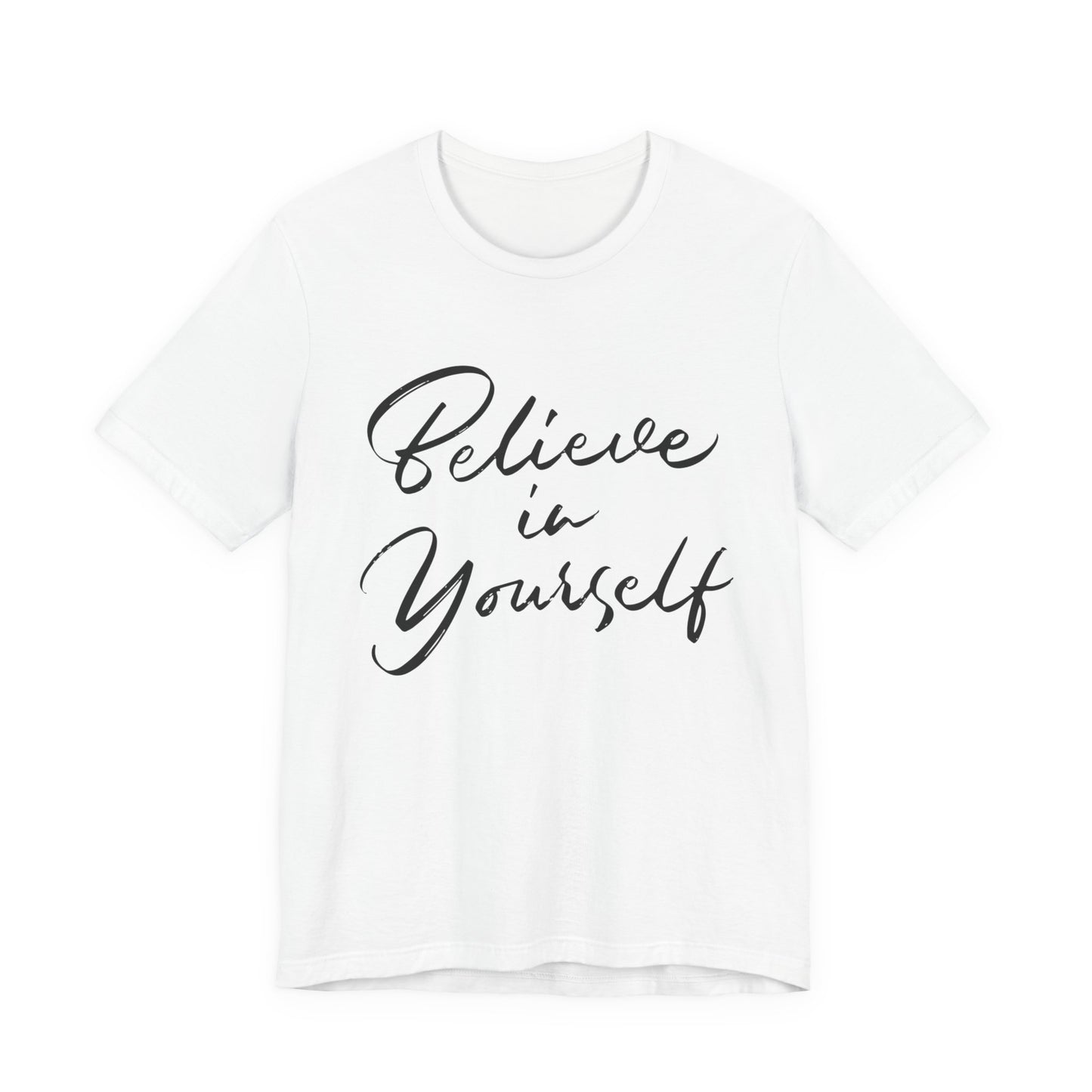 Belief-Inspired Unisex Tee - Uplifting Short Sleeve Shirt for Everyday Wear, Inspirational Gift, Self-Love Reminder, Casual Fashion, [...]