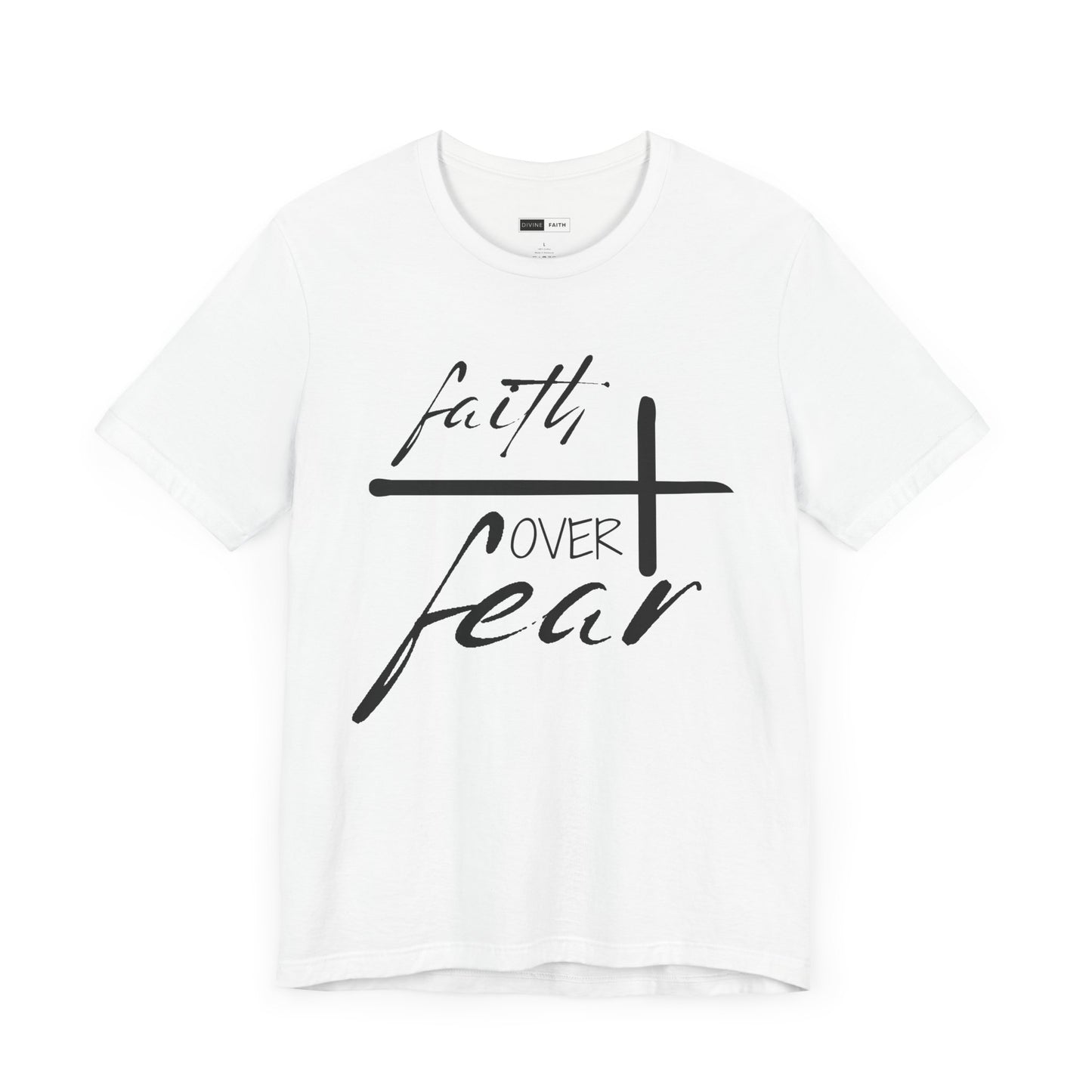 Faith Over Fear Unisex Jersey Tee