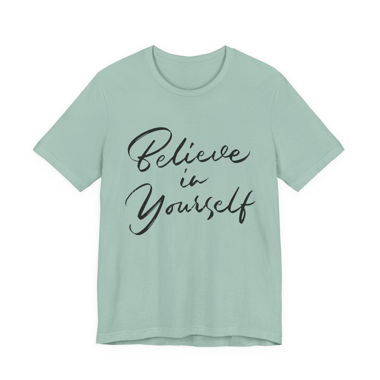 Belief-Inspired Unisex Tee - Uplifting Short Sleeve Shirt for Everyday Wear, Inspirational Gift, Self-Love Reminder, Casual Fashion, [...]